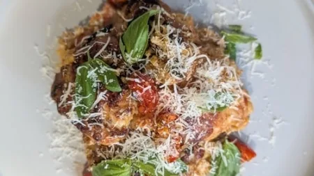 Wade Murphy’s Tuscan Chicken with Tomatoes, Lemon, and Parmesan