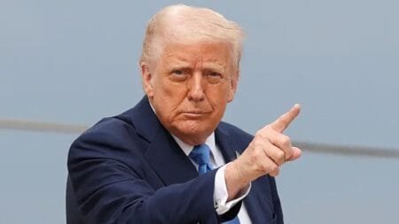 Trump said his tariff policy is aimed at protecting businesses and boosting manufacturing in the US