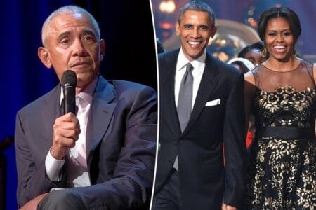 Barack Obama recently made a shockingly honest admission about the state of his marriage to Michelle Obama.Fight For Progress/YouTube