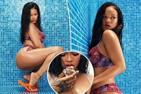 Pregnant Rihanna kept her baby bump a secret in her latest Savage x Fenty campaign.badgalriri/Instagram
