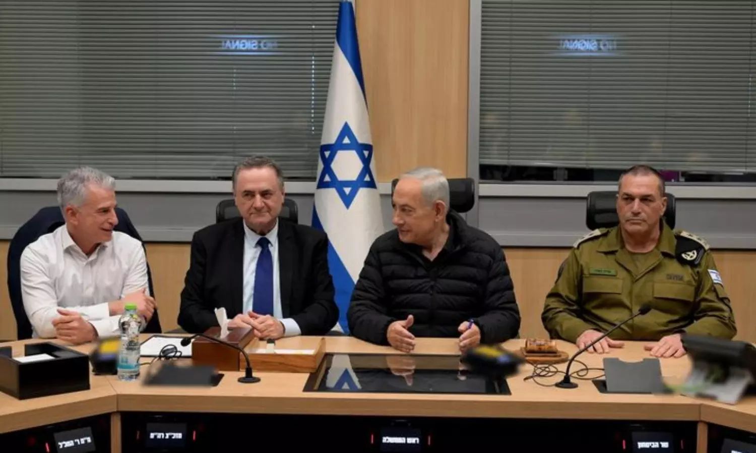 Israel Warns Khamenei Successor Will Be ‘Target for Elimination’ if Hostile Policies Continue Israel Defence Minister Israel Katz and Prime Minister Benjamin Netanyahu at military briefing - M10News