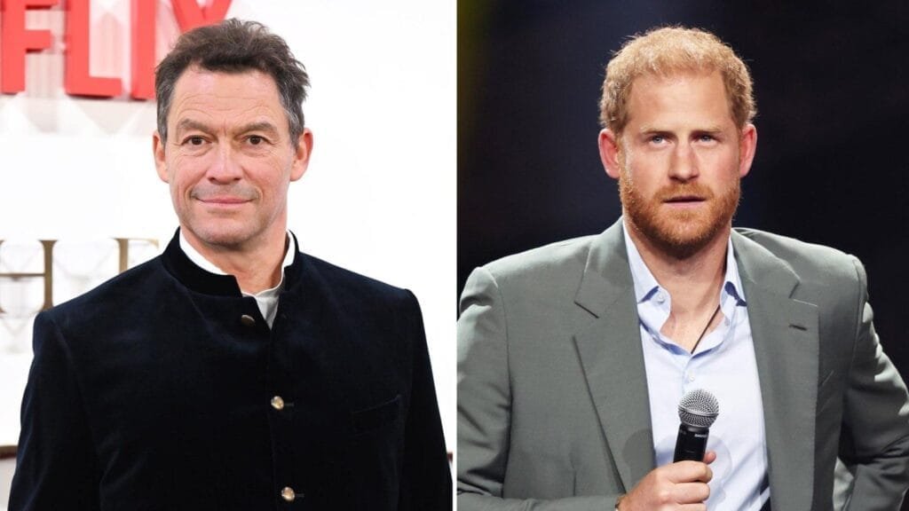 feature the crowns dominic west no longer talks to prince harry after once saying too much77240349464905499
