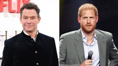 feature the crowns dominic west no longer talks to prince harry after once saying too much77240349464905499