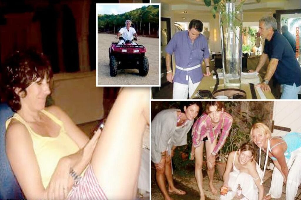 According to the court docs, a group of girls could be seen lounging about on Epstein's island.SDNY