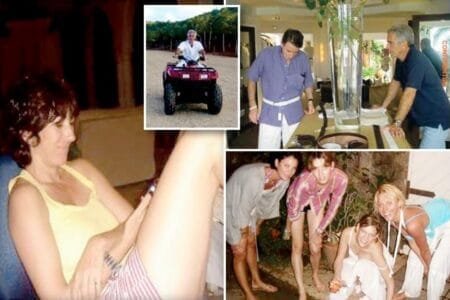 According to the court docs, a group of girls could be seen lounging about on Epstein's island.SDNY