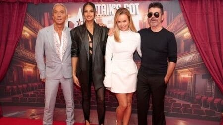 Britain's Got Talent judges Bruno Tonioli, Alesha Dixon, Amanda Holden and Simon Cowell
