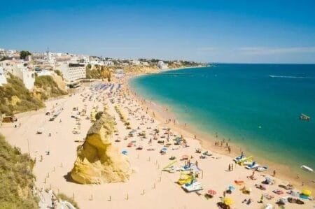 Albufeira Beach, Algarve, Portugal(Image: Getty Images)