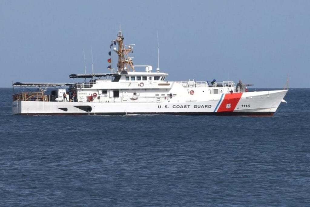 The US Coast Guard Cutter Winslow Griesser cut off the migrant ship that was headed for the United States.U.S. Coast Guard Atlantic Area
