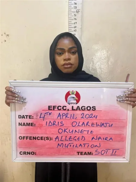 EFCC arrests Bobrisky over alleged Naira abuse