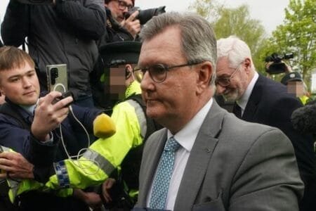 The former DUP leader has been released on bail (PA)