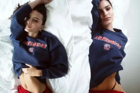 Irina Shayk and Emily Ratajkowski at the Knicks-Heat game at Madison Square Garden in New York City on Nov. 24, 2023.Instagram @irinashayk