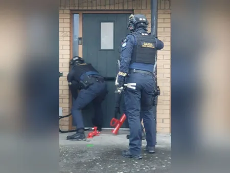 Gardai carry out searches as part of the operation