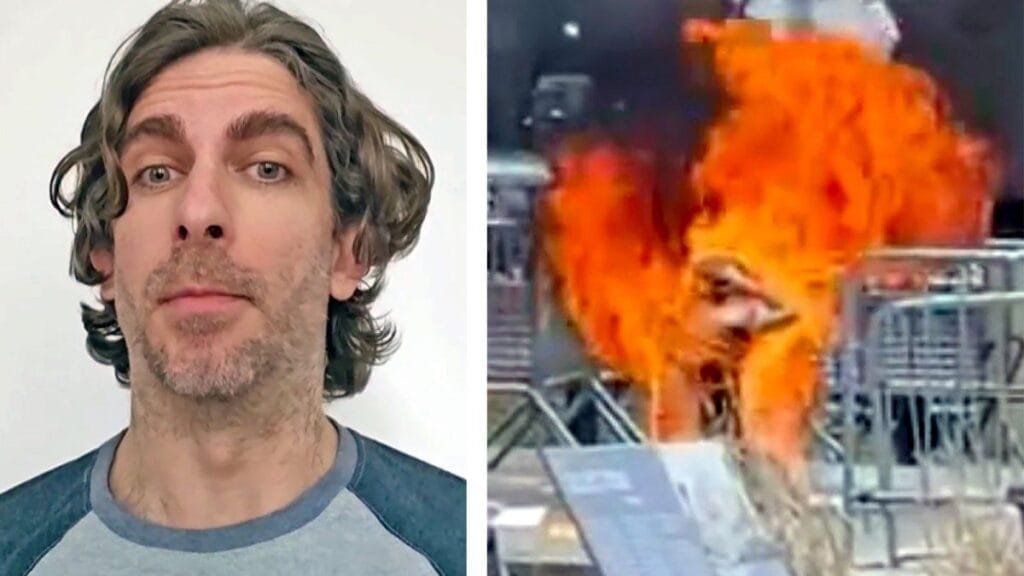 Max Azzarello, who appears to have described himself as an “investigative researcher”, was badly burnt