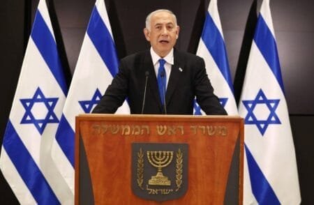 Prime Minister Benjamin Netanyahu said Israel was prepared for a "direct attack from Iran. Alamy Stock Photo