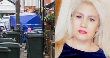 Vicala Gheorghe is thought to have been knifed to death by her former husband (Picture: SWNS)