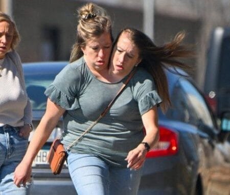 Conjoined twin sisters Abby and Brittany Hensel are spotted for the first time since it emerged Abby is now married (Picture: MEGA)