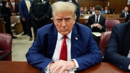Donald Trump was previously fined $9,000 for nine social media posts which were ruled as violating the gag order