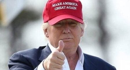 Former President Donald Trump holds a rally in the historical Democratic district of the South Bronx on May 23, 2024 in New York City. (Spencer Platt/Getty Images)