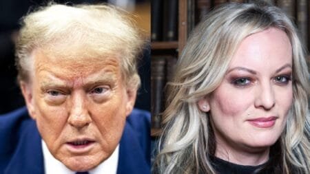Trump's attorney peppered Daniels with questions about Trump's "brand" Thursday morning.Reuters