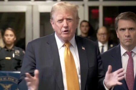 Trump called the trial a "disgrace" while leaving court on Wednesday.Reuters