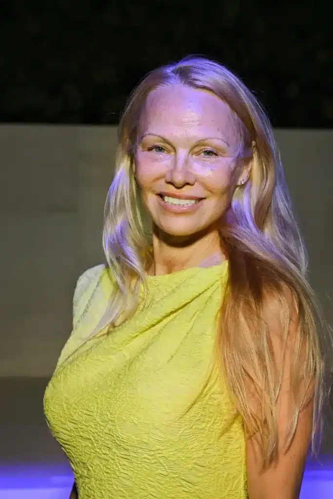 Anderson caused a stir at Paris Fashion Week when she showed up without glam. Corbis via Getty Images Anderson caused a stir at Paris Fashion Week when she showed up without glam. Corbis via Getty Images
