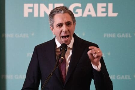 Fine Gael members have launched an attack on Taoiseach Simon Harris for recognising the Palestinian state. Photo: PA
