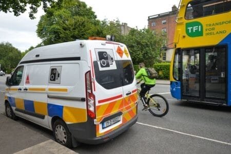 Speed cameras could soon be used to tackle phone use. Photo: Getty
