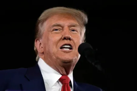 Trump held rallies in Wisconsin and Michigan Wednesday, on a rare day off from his Manhattan criminal trial related to alleged hush money payments made to porn star Stormy Daniels.AP
