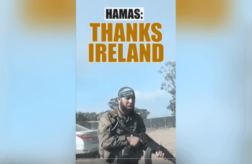 Screengrab of video posted by Israel Katz X
