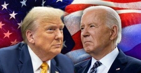Ex-President Donald Trump (left) and President Joe Biden (right) have agreed to two presidential debates (Pictures: AP/Reuters)