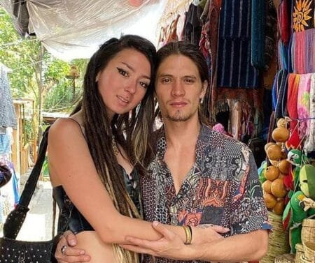 Oryon Hernandez Radoux, 30 was killed during the Oct. 7 Hamas attack in Israel. He is seen here with girlfriend Shani Louk.Instagram / @shanukkk