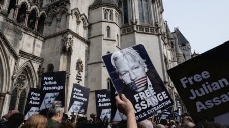 The charges against Assange prompted outrage among his many global supporters