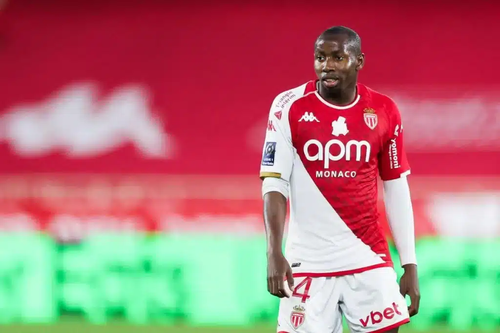 FILE PHOTO: AS Monaco’s Mohamed Camara wears a shirt with a LGBTQ+ rainbow covered up. | Photo Credit: Reuters FILE PHOTO: AS Monaco’s Mohamed Camara wears a shirt with a LGBTQ+ rainbow covered up. | Photo Credit: Reuters