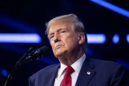 Former President Donald Trump called the family on Thursday to express his sympathies over the loss. Getty Images