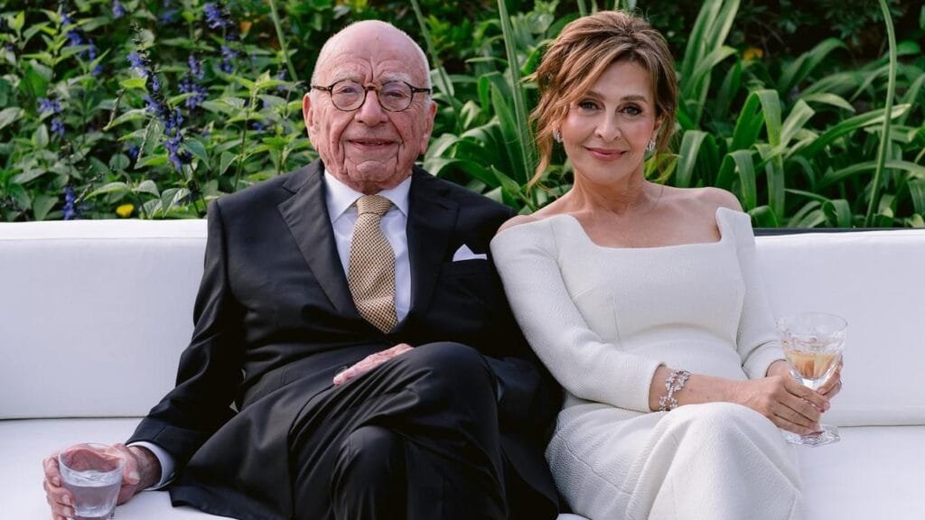 Rupert Murdoch and Elena Zhukova at his Bel Air vineyard, Moraga.Fox