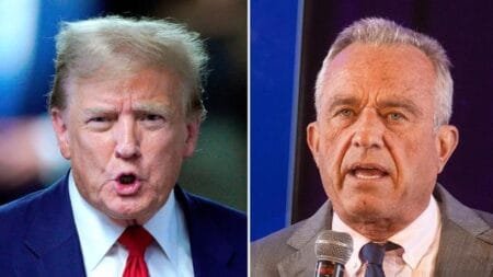 Trump mocks RFK Jr for not making debate stage: 'Maybe someday'