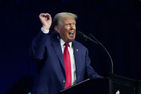 Former president Donald Trump thinks that Joe Biden should take a cognitive test just like he did. AP