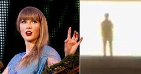 The Eras Tour has seen plenty of strange moments so far (Pictures: Pop Base/Twitter/Getty)