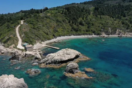 Greek isles such as Mathraki lure tourists — but also have posed deadly risks during the country’s heatwave. REUTERS