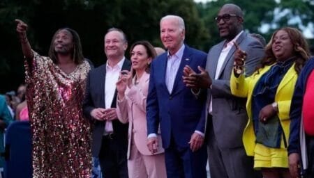 Concern as Joe Biden appears to freeze during White House Juneteenth celebration