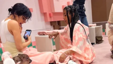North West and Bianca Censori spent time together at the Mipig cafe in Tokyo this week. SWNS