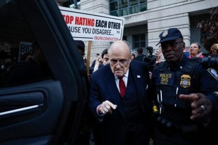 Rudy Giuliani’s lawyers say he has “possible” 9/11-related lung disease.Getty Images