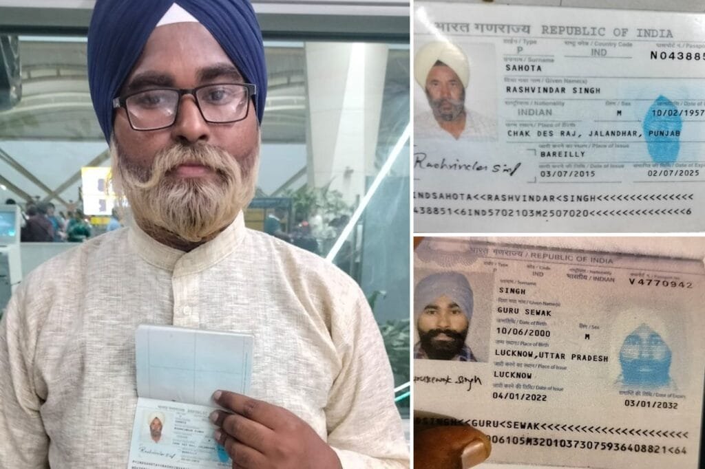 Singh, who was heading for an Air Canada flight, had dyed his facial hair white as he tried to replicate the passport photo of Rashvindar Singh Sahota, a 67-year-old from Punjab. X / @CISFHQrs