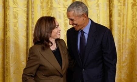 Kamala Harris and Former President Barack Obama in 2010 (Picture: Chip Somodevilla/Getty Images)