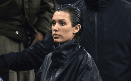 Bianca Censori was seen getting groceries with her husband Kanye West’s daughter North West in Japan. LS / SplashNews.com