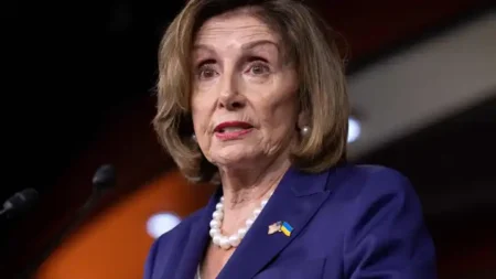 Pelosi on Wednesday told MSNBC that President Biden needed "to decide" if he was going to stay in the race, despite numerous statements from Biden this week saying he was. (Getty Images)