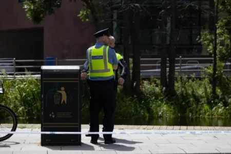 Gardai have sealed off the scene Credit: GARY ASHE commissioned by the irish sun