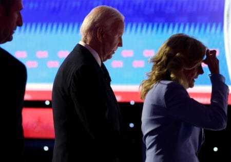 Donald Trump And Joe Biden Participate In First Presidential Debate