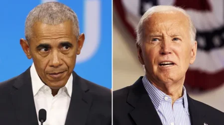 Former President Obama and President Biden. (Getty Images)