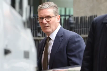 Sir Keir’s first press conference will likely take place after the meeting (Picture: George Cracknell Wright)